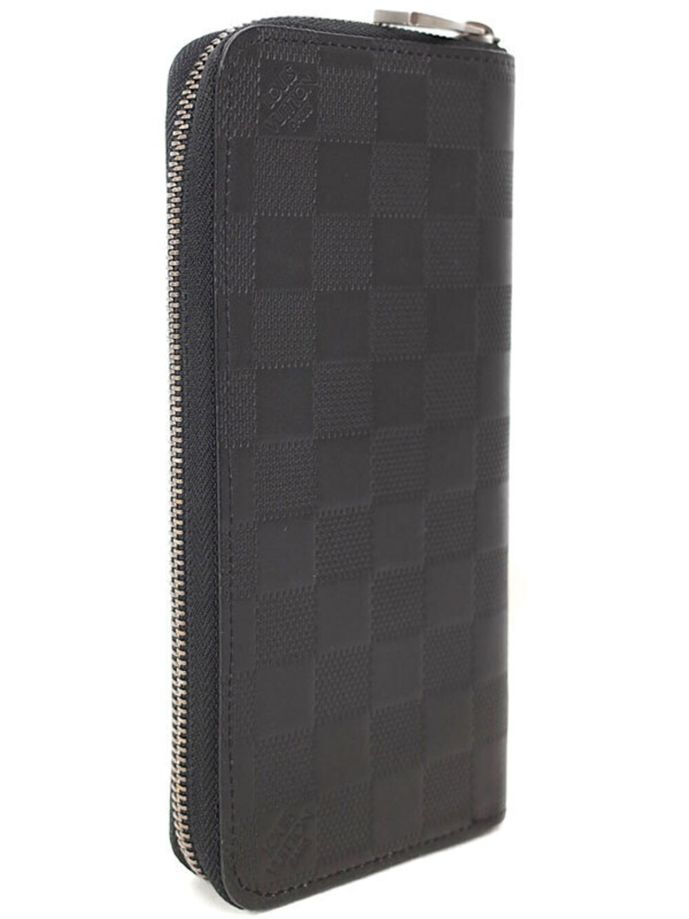 Louis Vuitton Damier Long Zipper Round Vertical Infini Zippy Wallet